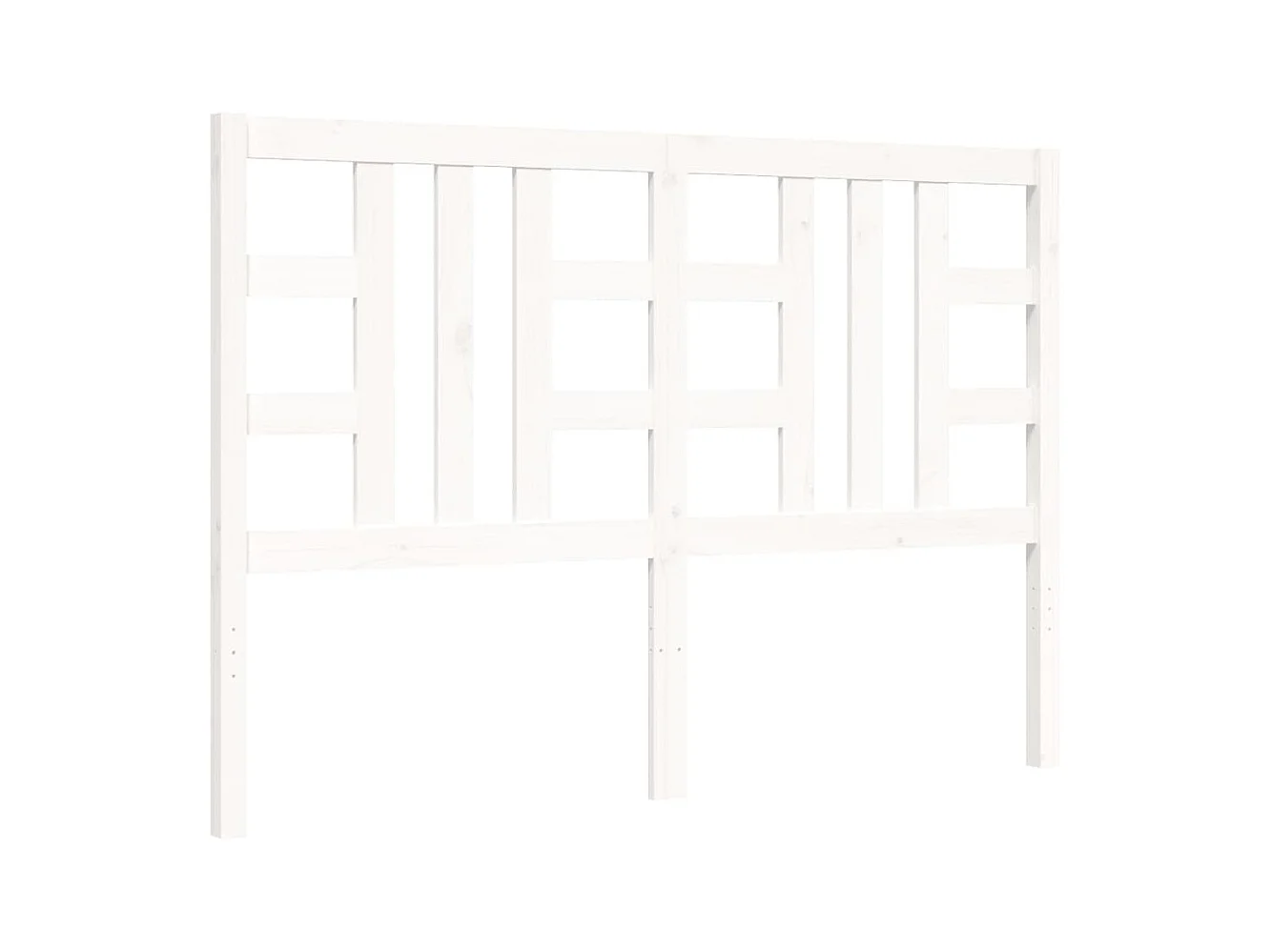 Giroletto Bianco in Legno Massello 150x200 cm King Size