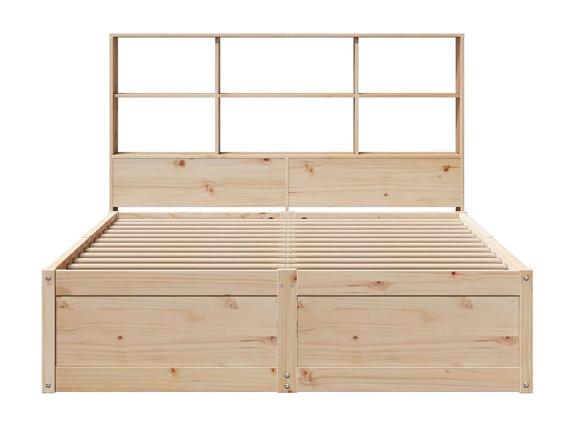 Cadre de lit sans matelas 120x190 cm bois de pin massif