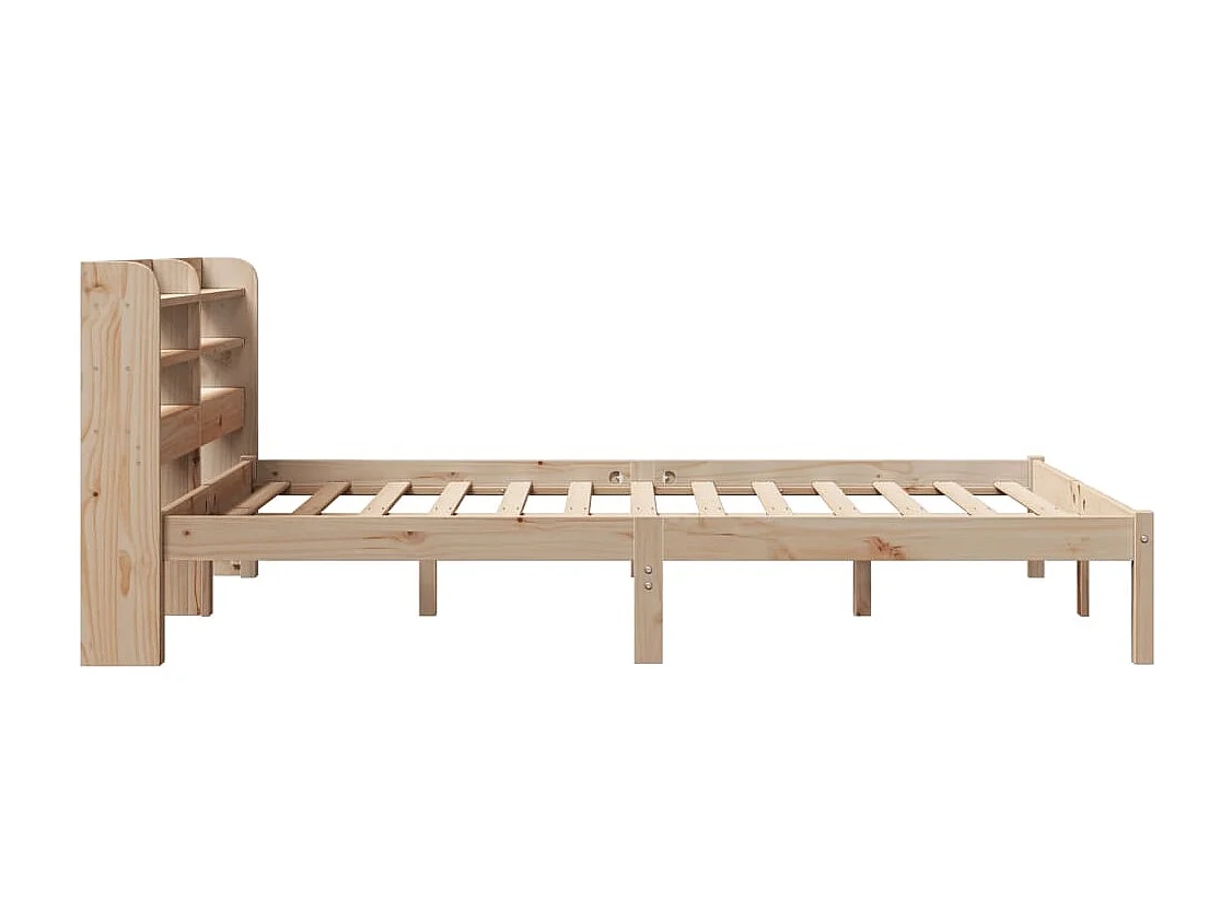 Letto senza Materasso 120x190 cm in Legno Massello di Pino