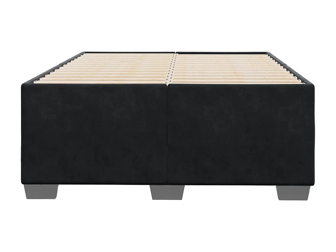 Bedframe fluweel zwart 120x190 cm