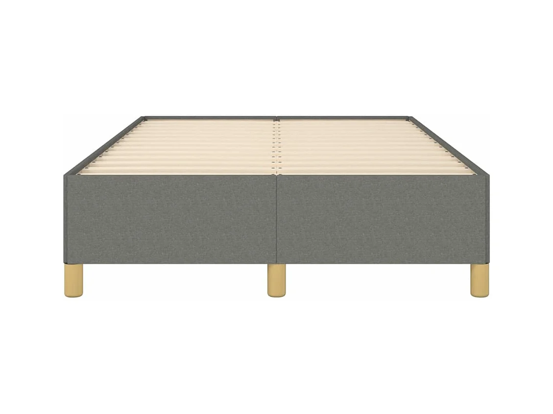 Bettgestell Dunkelgrau 120x190 cm Stoff