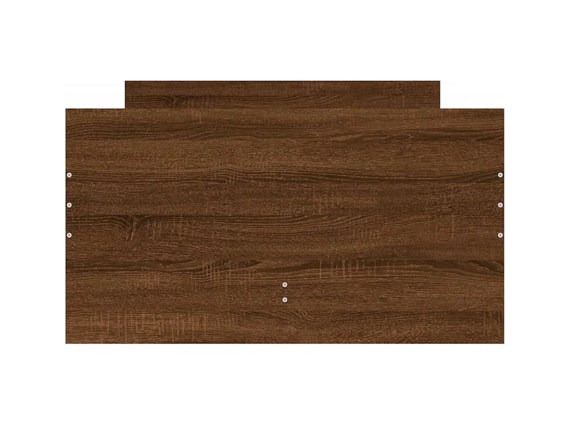 Estructura de cama con cajones roble marrón 100x200 cm