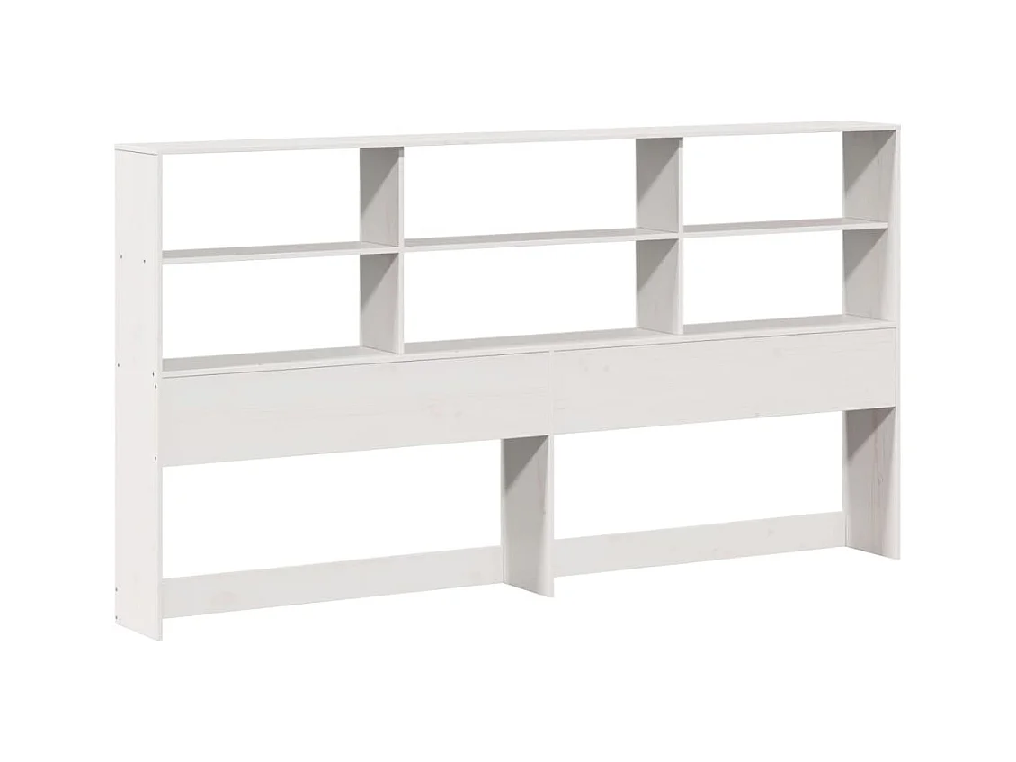 Giroletto senza Materasso Bianco 180x200 cm Legno Massello Pino