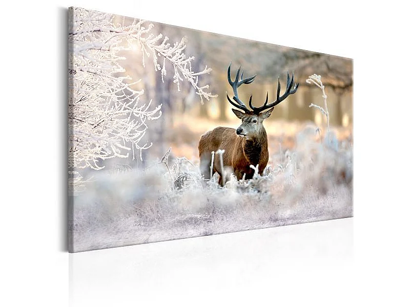 Tableau Deer in the Cold 120x80 cm