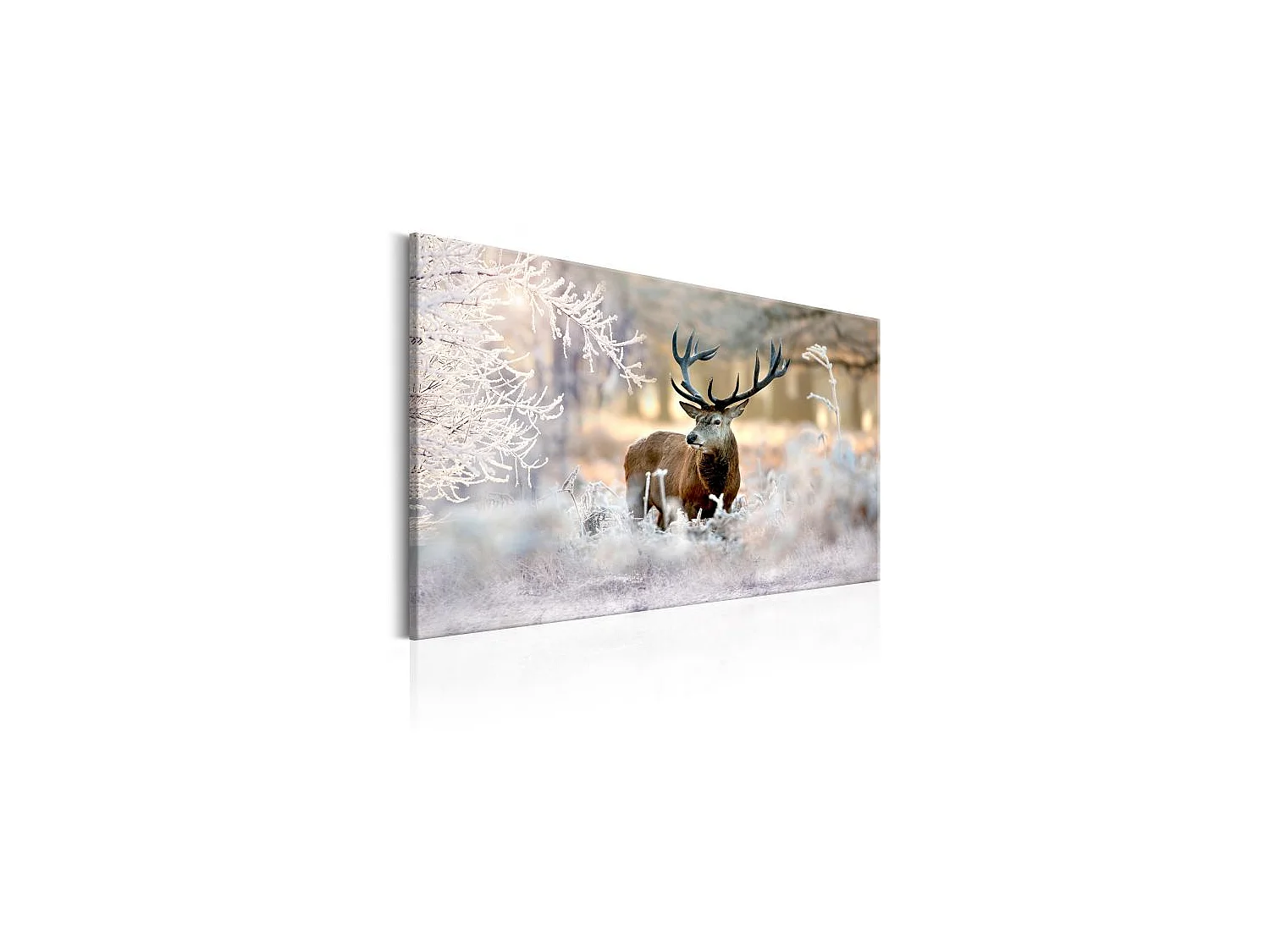 Tableau Deer in the Cold 120x80 cm