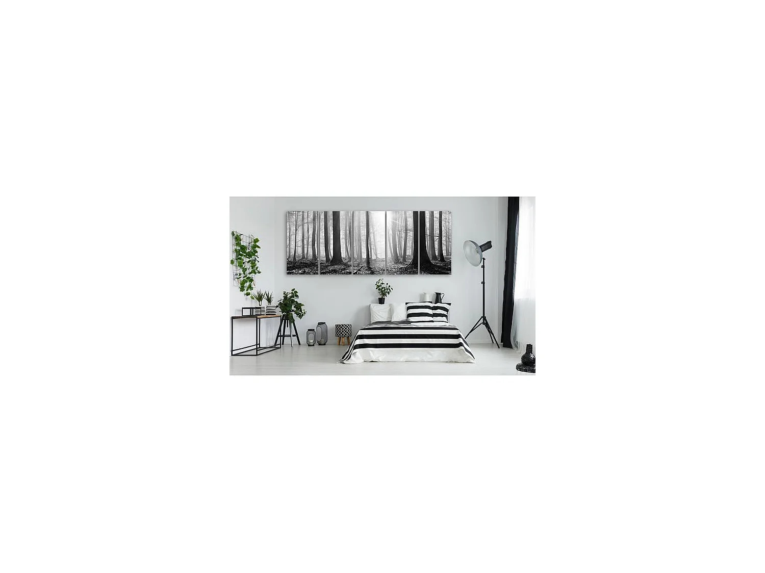 Tableau Monochrome Forest 200x80 cm