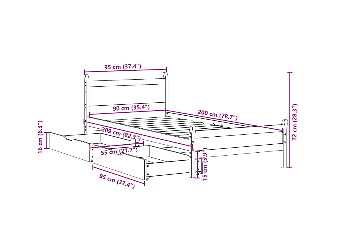 Giroletto Grigio Chiaro 120x190 cm in Tessuto