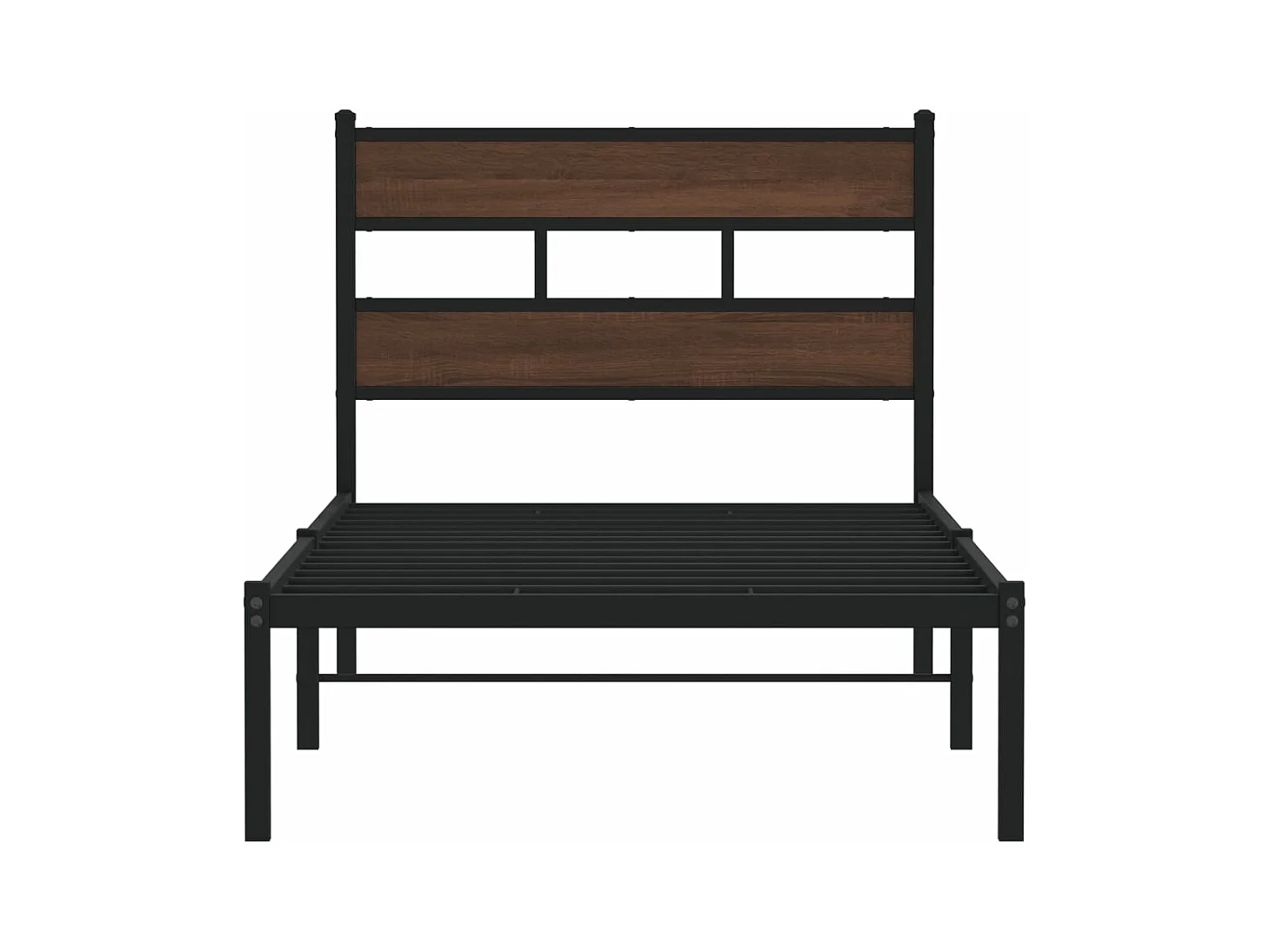 Cadre de lit sans matelas avec tête de lit 90x200 cm