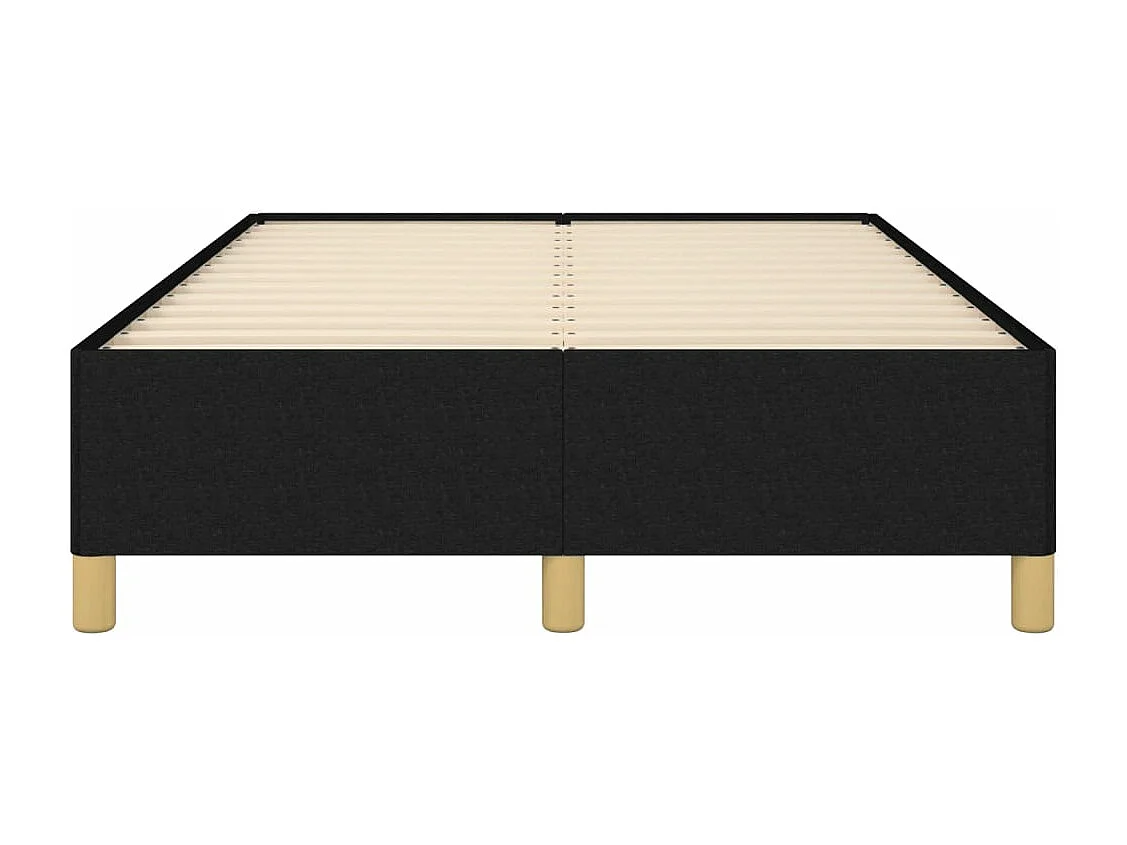 Estrutura de cama 120x190 cm tecido preto