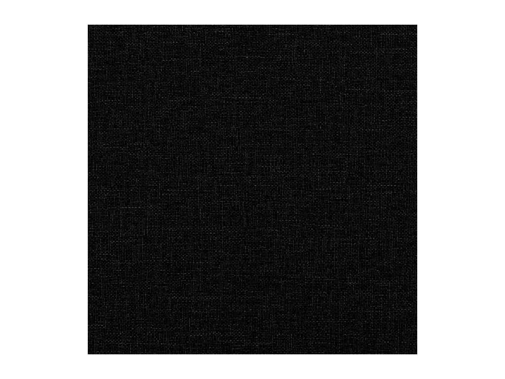 Giroletto senza Materasso Nero 100x200 cm in Tessuto