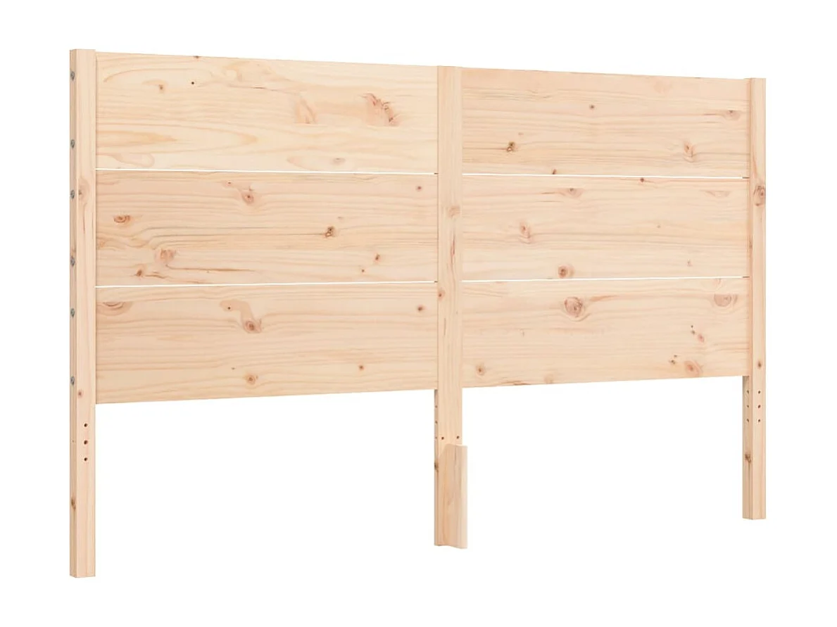 Cadre de lit sans matelas 160x200 cm bois massif