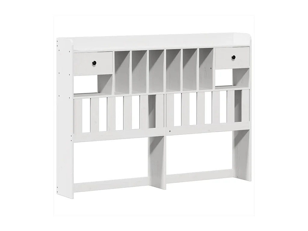 Letto senza Materasso Bianco 140x190 cm Legno Massello di Pino