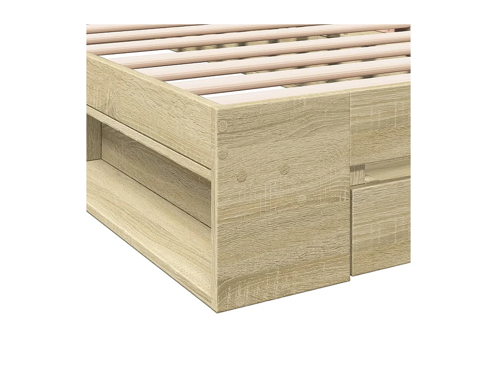 Giroletto Cassetto Rovere Sonoma 75x190 cm Legno Multistrato