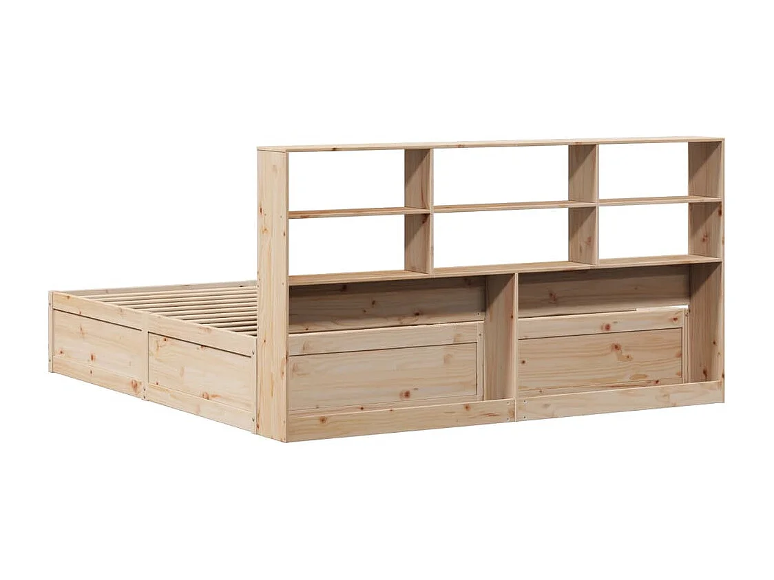 Massivholzbett ohne Matratze 200x200 cm Kiefer