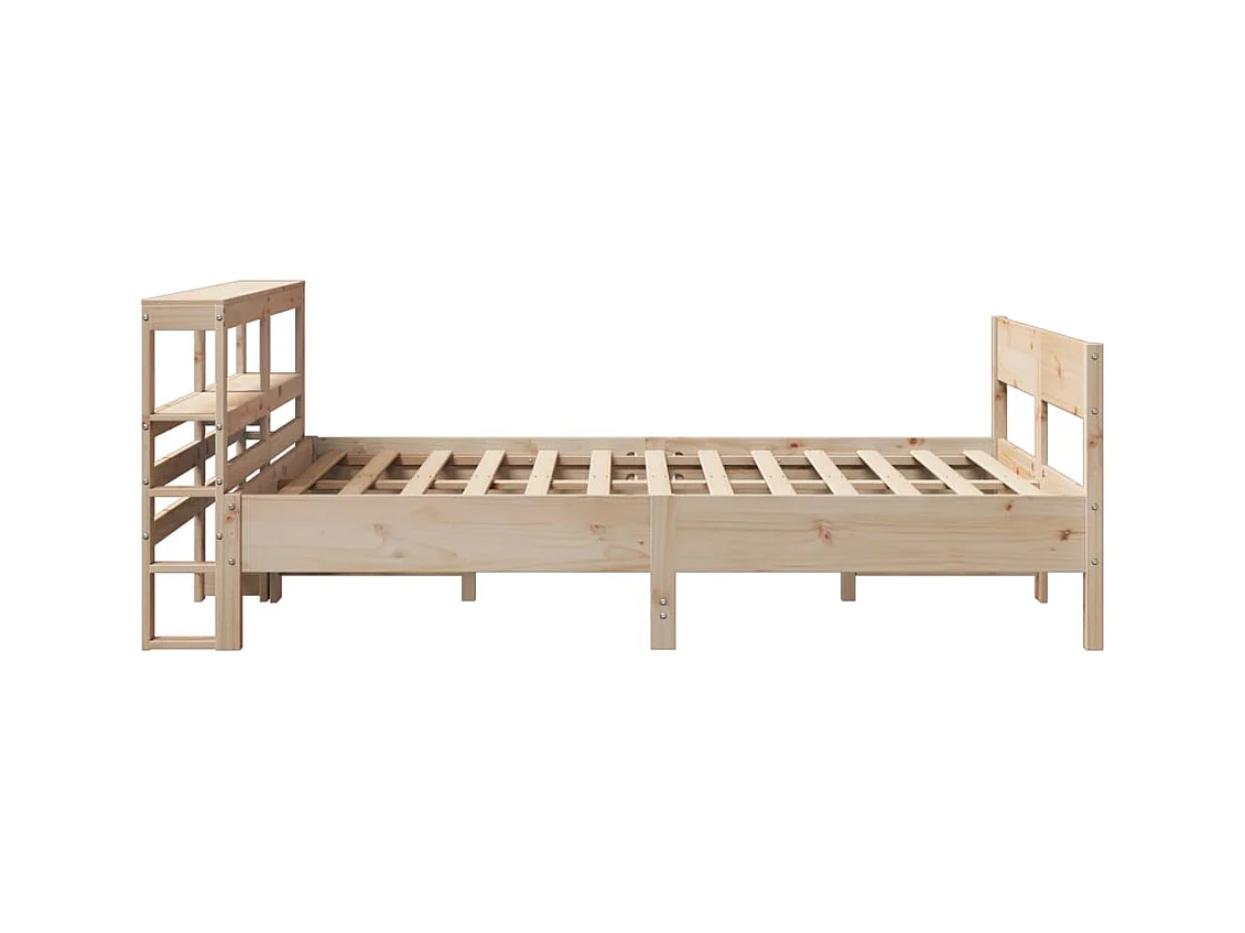 Cadre de lit sans matelas 120x200 cm bois de pin massif