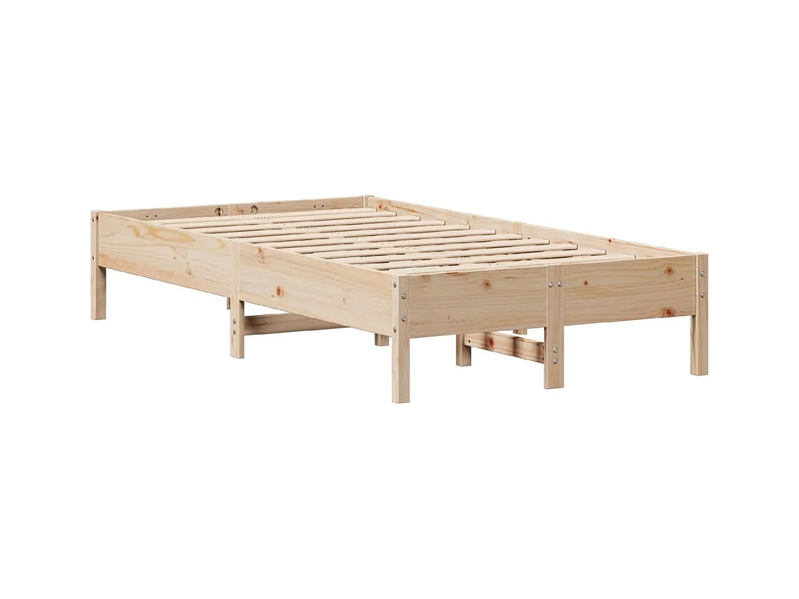 Cama sem colchão 90x190 cm madeira de pinho maciça