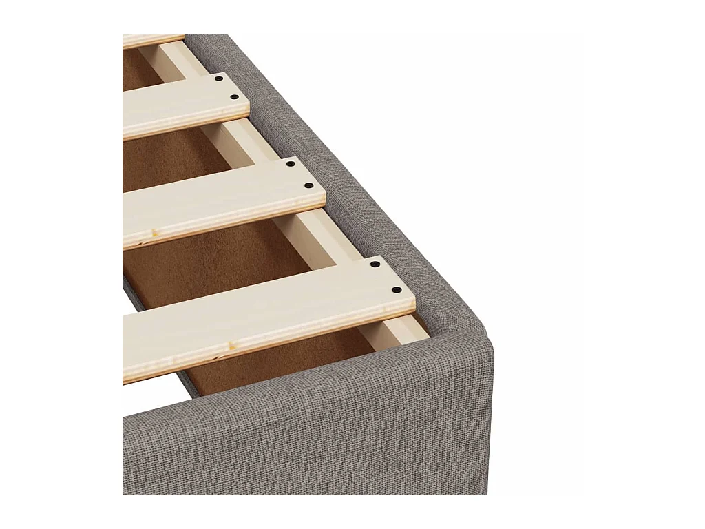 Giroletto senza Materasso Tortora 100x200 cm in Tessuto