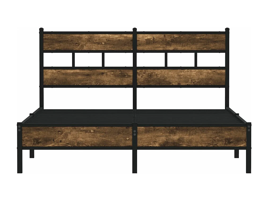 Giroletto senza Materasso con Testiera Rovere Sonoma 150x200 cm