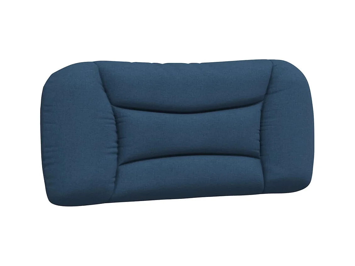 Cadre de lit sans matelas bleu 80x200 cm tissu