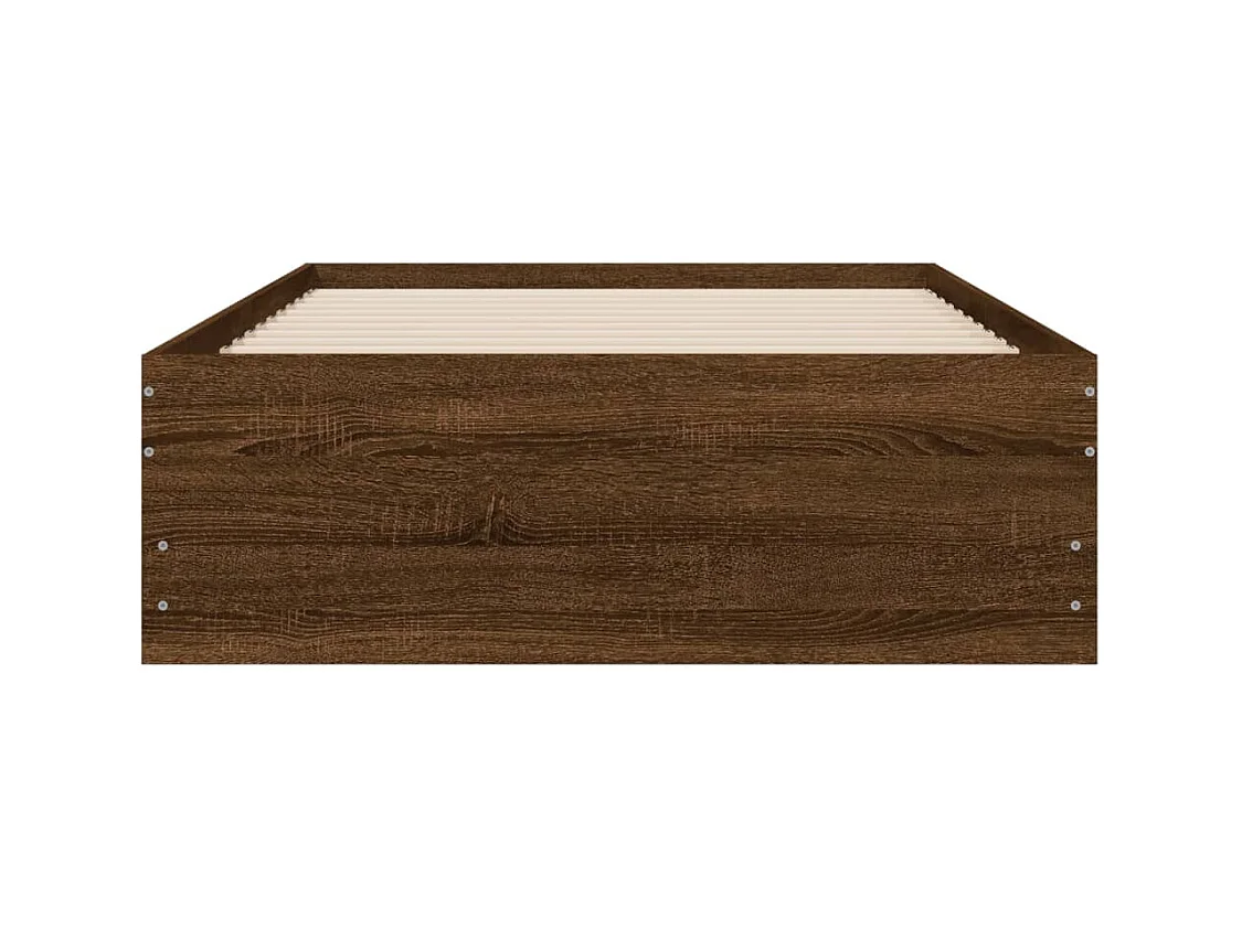 Giroletto Cassetti Rovere Marrone 75x190 cm Legno Multistrato