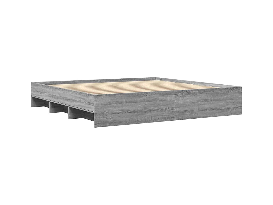 Giroletto Grigio Sonoma 200x200 cm in Legno Multistrato