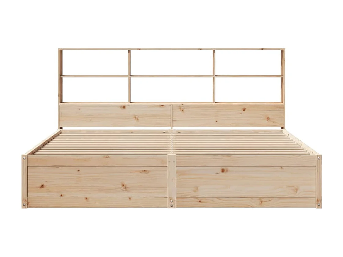 Cadre de lit sans matelas 180x200 cm bois massif de pin