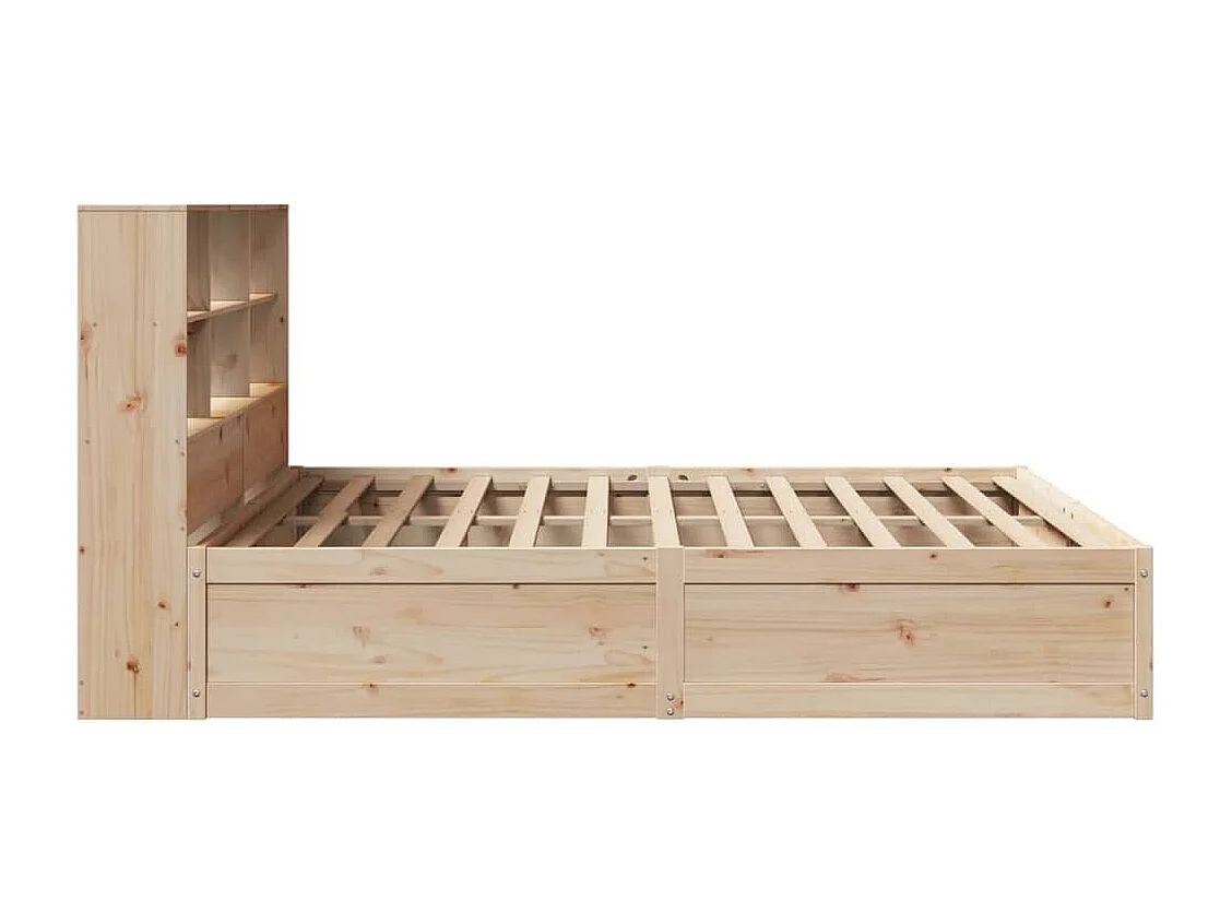 Cadre de lit sans matelas 180x200 cm bois massif de pin