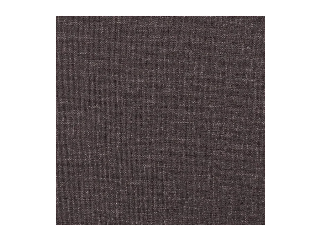 Cadre de lit sans matelas marron foncé 100x200 cm tissu