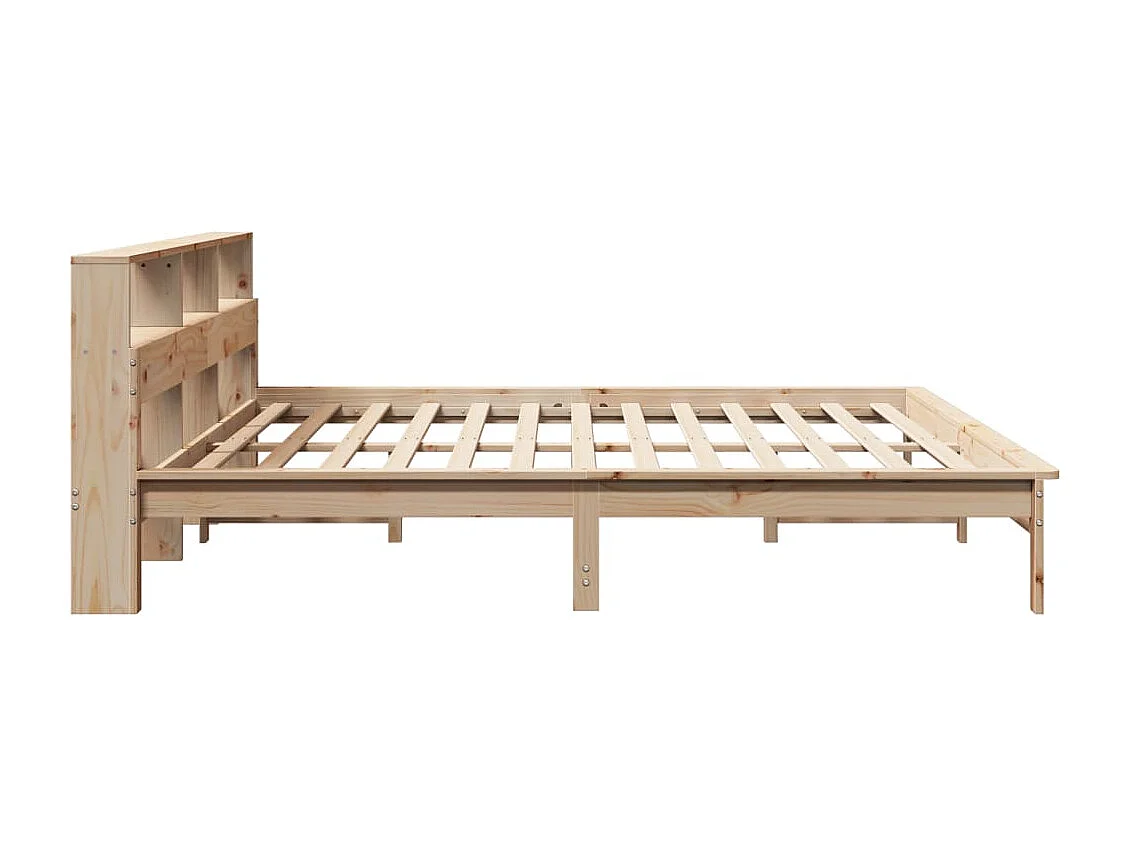 Cadre de lit sans matelas 180x200 cm bois massif de pin