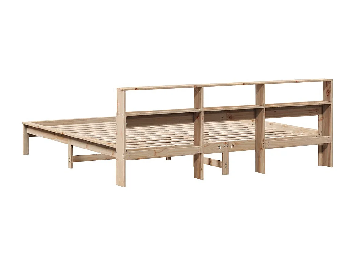 Cadre de lit sans matelas 180x200 cm bois massif de pin