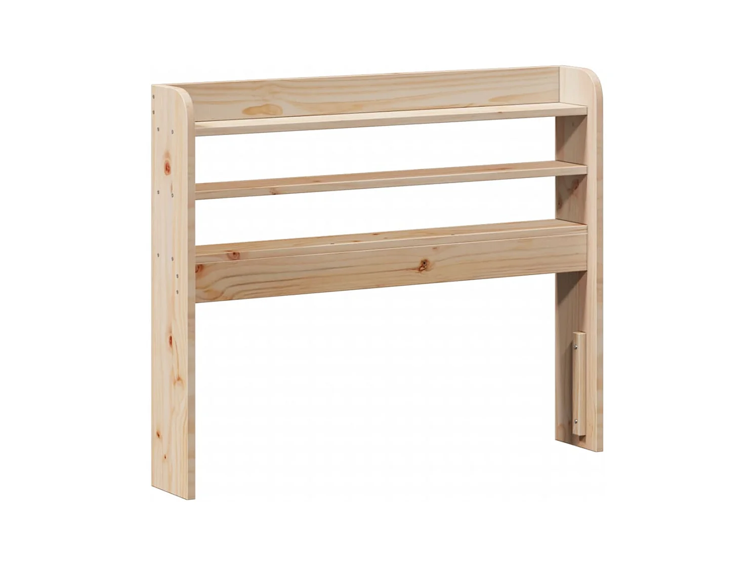 Giroletto con Testiera 90x200 cm in Legno Massello di Pino