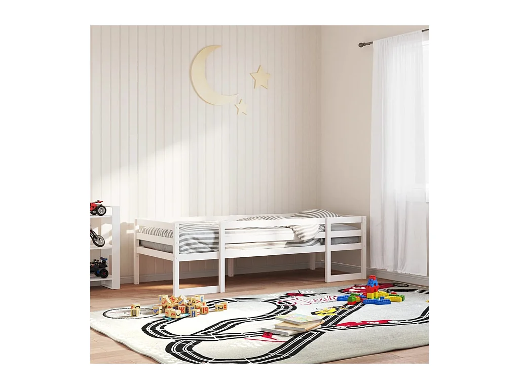 Cadre de lit pour enfants sans matelas 90x190 cm pin massif