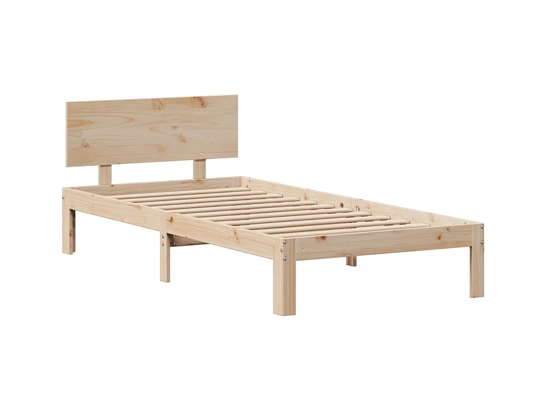 Cadre de lit avec tiroirs sans matelas 90x190 cm