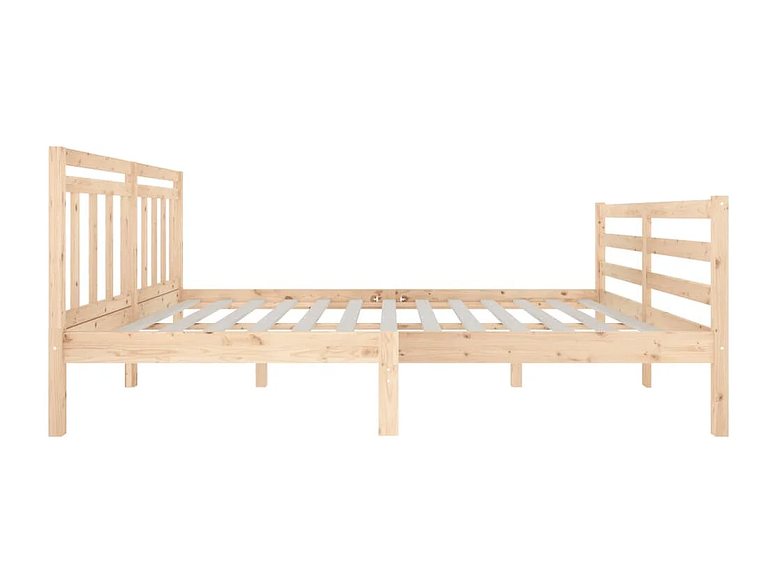 Cadre de lit sans matelas bois massif