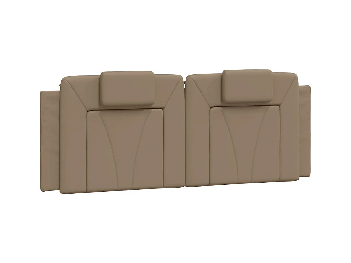 Cadre de lit sans matelas cappuccino 120x200 cm similicuir