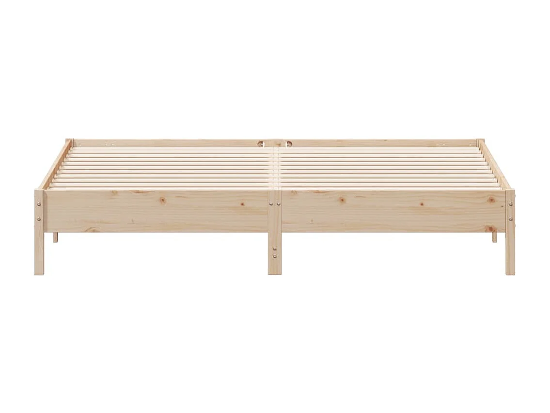 Cadre de lit sans matelas 180x200 cm bois massif de pin