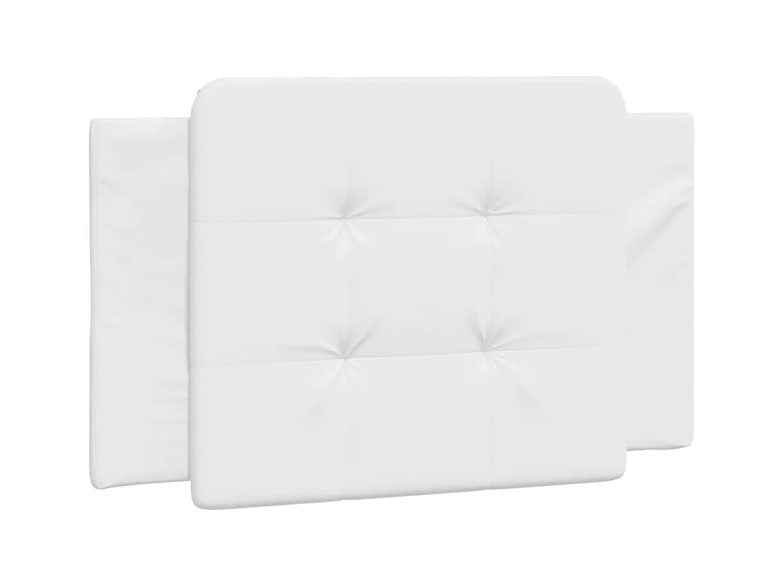 Letto con Materasso Bianco 80x200 cm in Similpelle