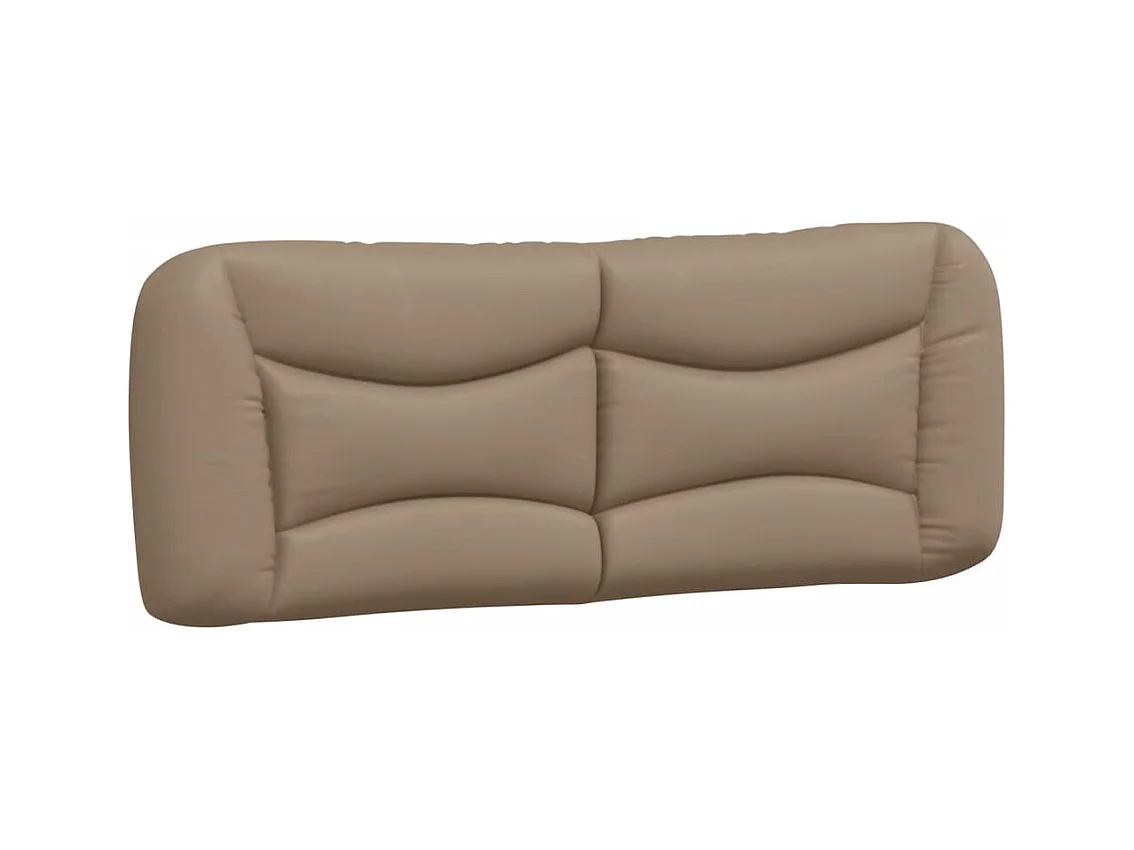 Lit avec matelas cappuccino 140x200 cm similicuir