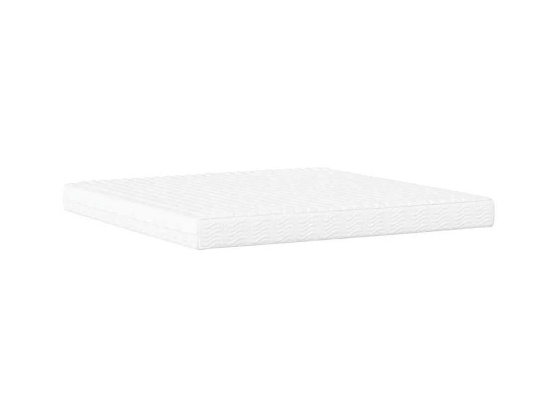 Letto con Materasso Nero 200x200 cm in Velluto