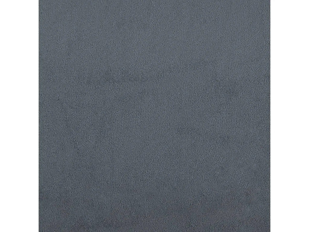 Giroletto senza Materasso Grigio Scuro 80x200 cm Velluto