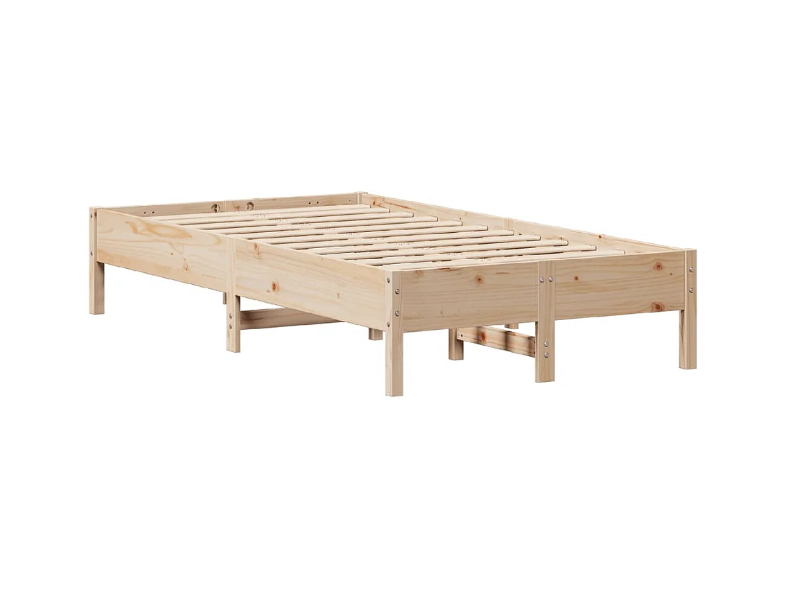 Cadre de lit sans matelas 120x200 cm bois de pin massif