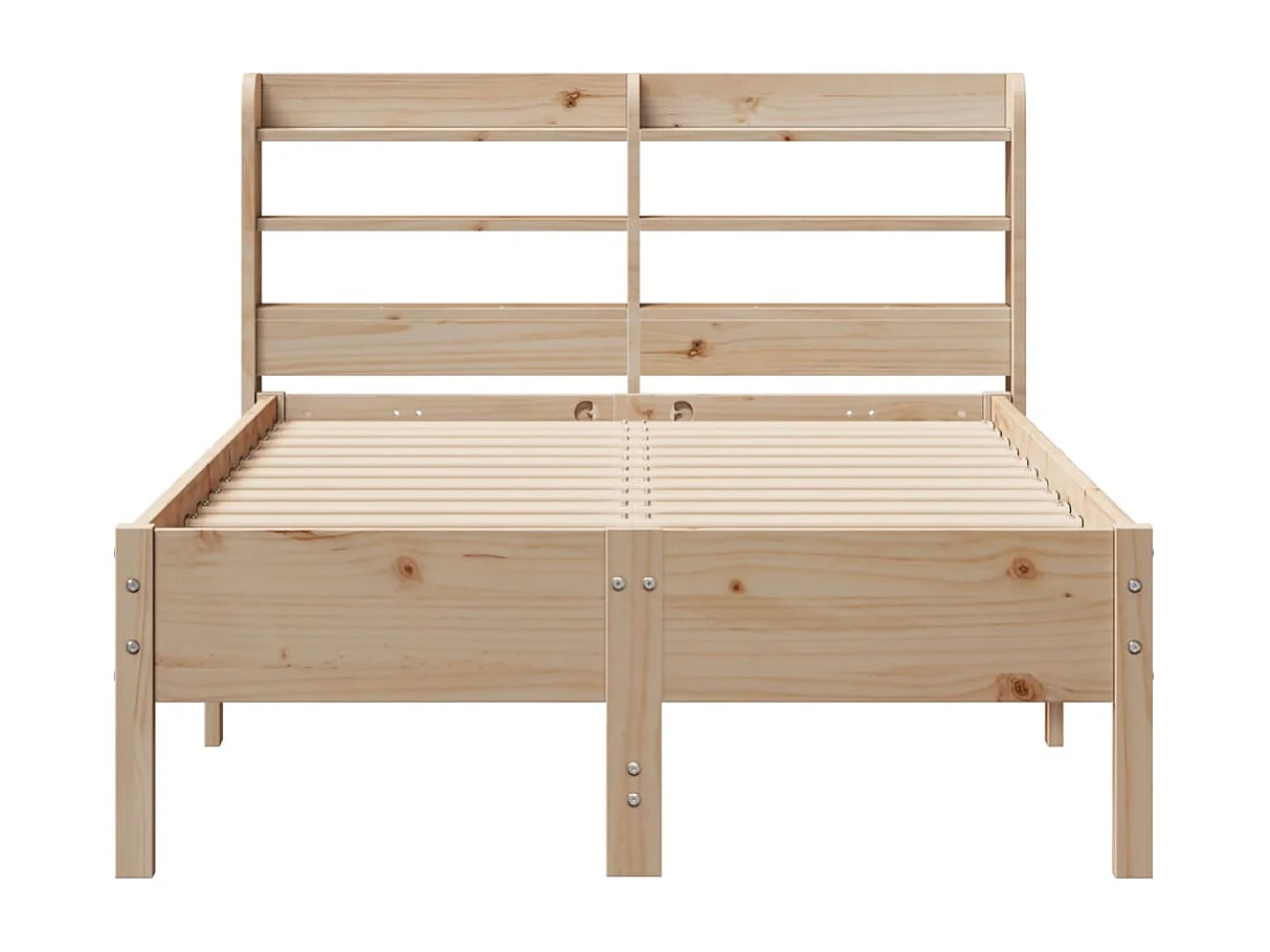 Cadre de lit sans matelas 100x200 cm bois massif de pin