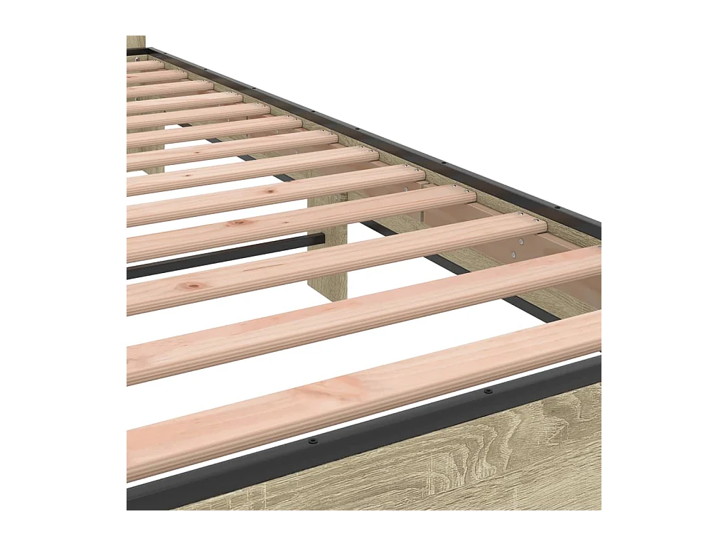Giroletto Rovere Sonoma 140x200 cm in Legno Multistrato Metallo