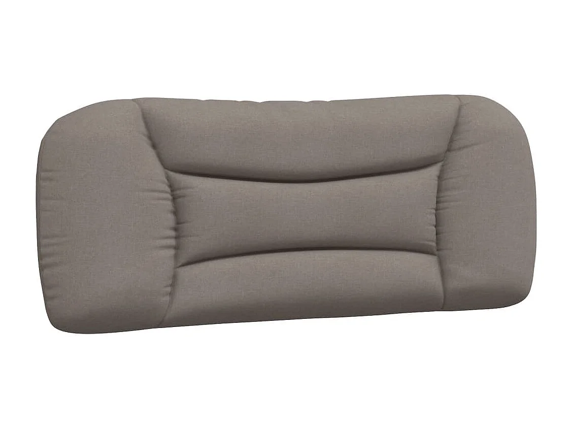 Bedframe zonder matras 100x200 cm stof taupe