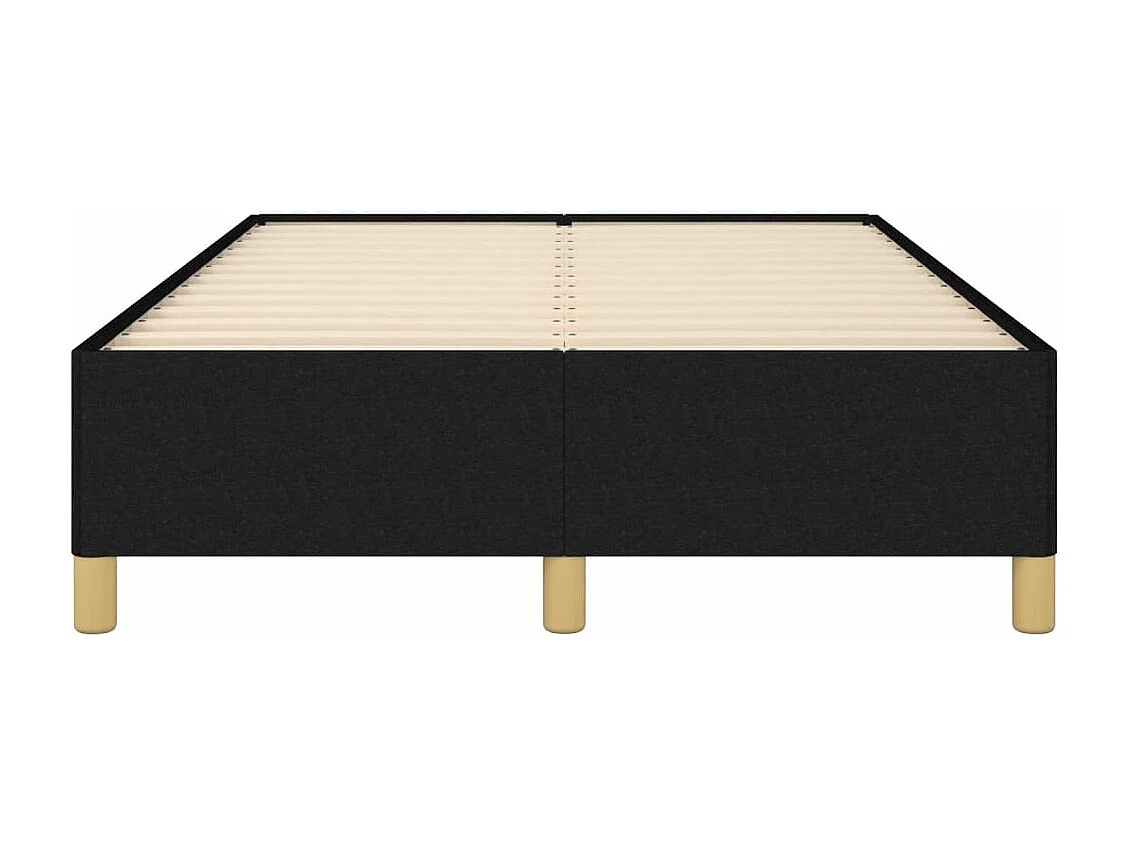 Estrutura de cama 120x190 cm tecido preto