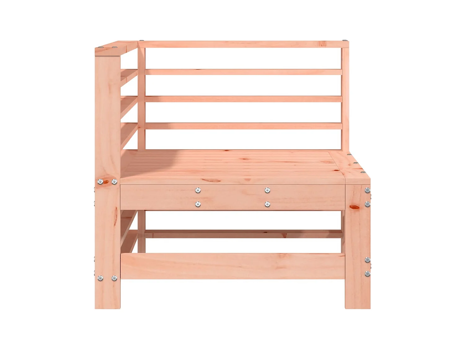 Canapé d'angle de jardin bois massif douglas