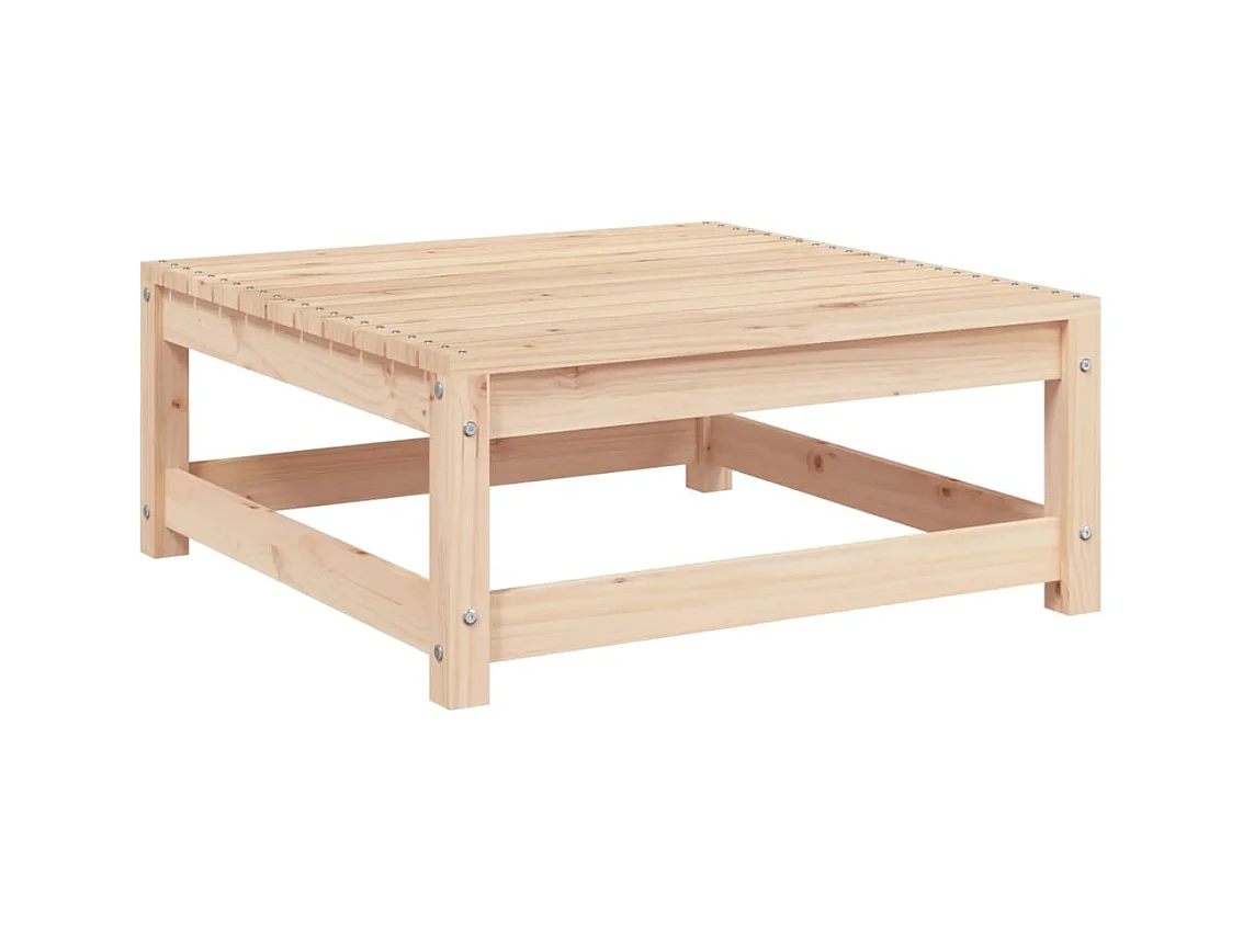 Canapé d'angle de jardin avec coussins et repose-pieds