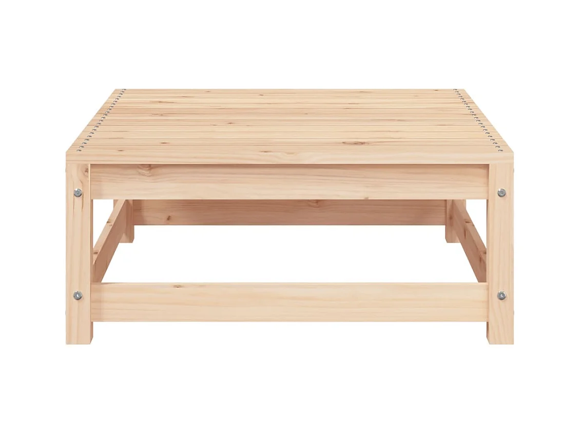 Canapé d'angle de jardin avec coussins et repose-pieds