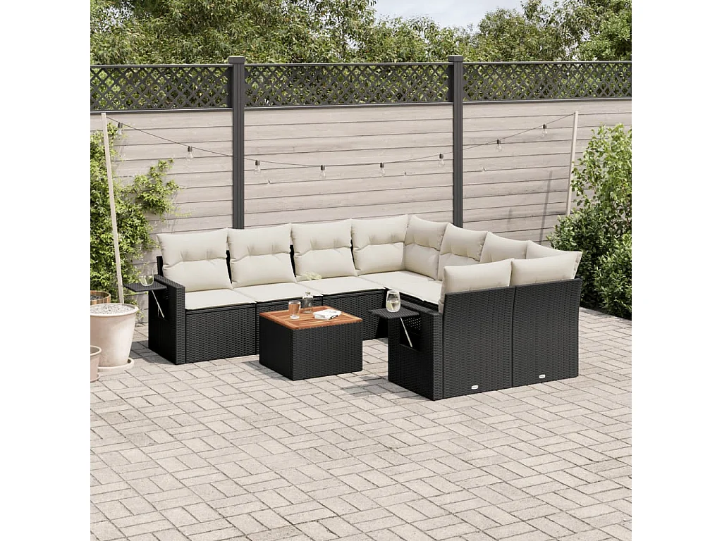 Salon de jardin 3 pcs bois massif de pin