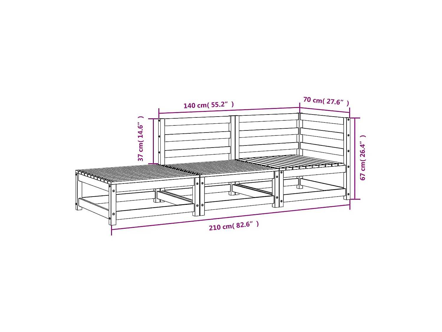 Muebles de jardín de 12 piezas con cojines de resina tejida en negro.